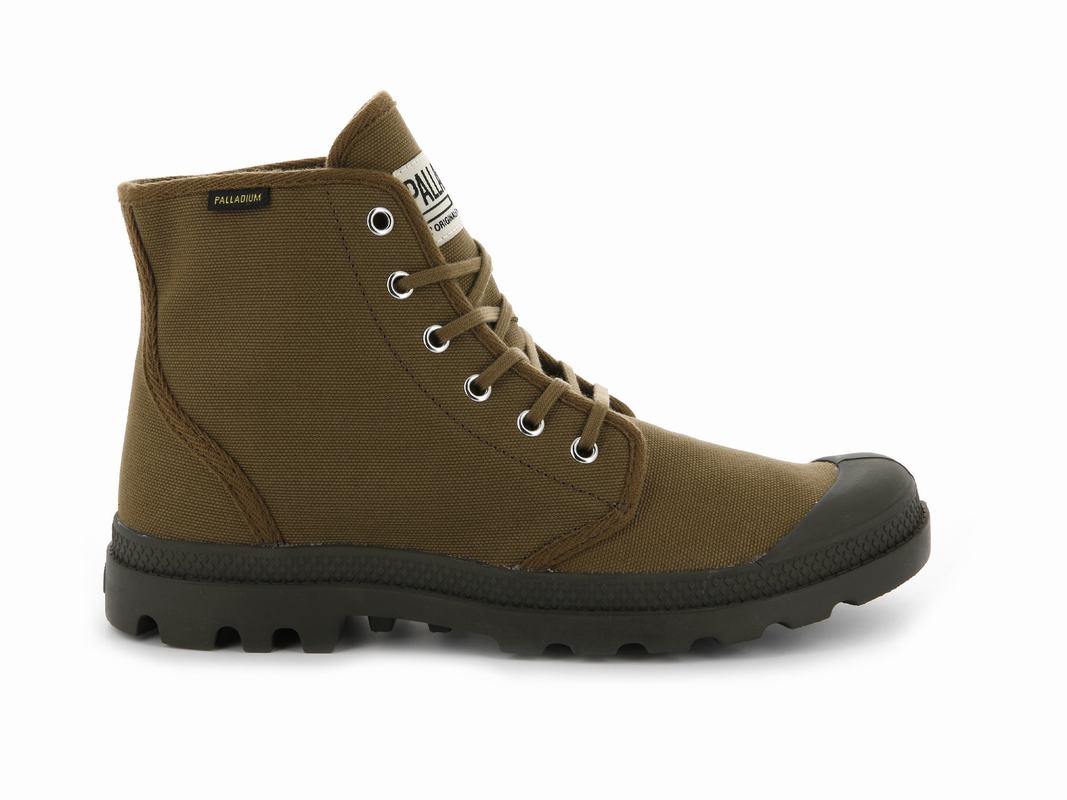 Palladium Pampa Hi Originale Women's Boots Dark Brown (TOGY14789)